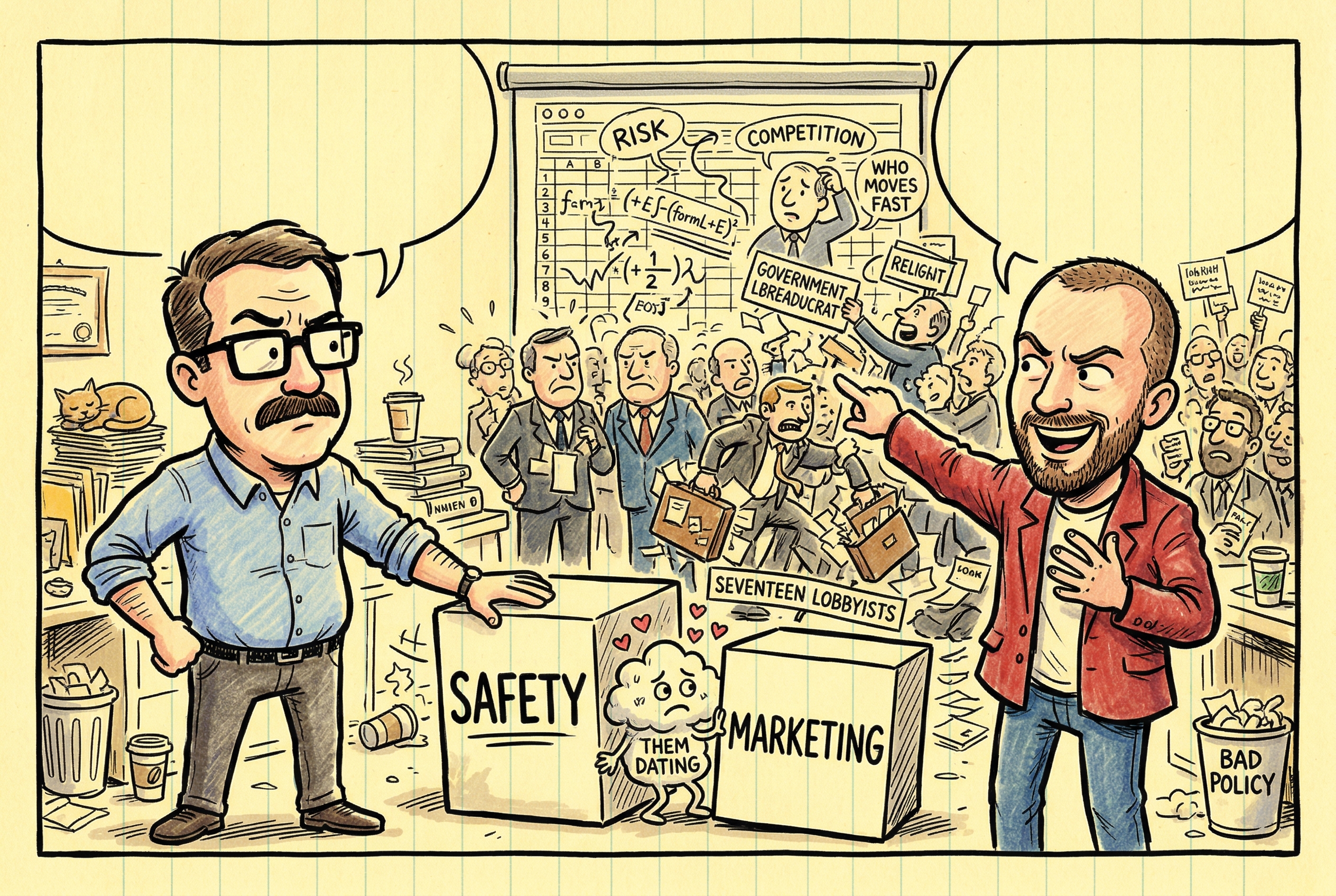 Regulators entered the chat. So did seventeen lobbyists.